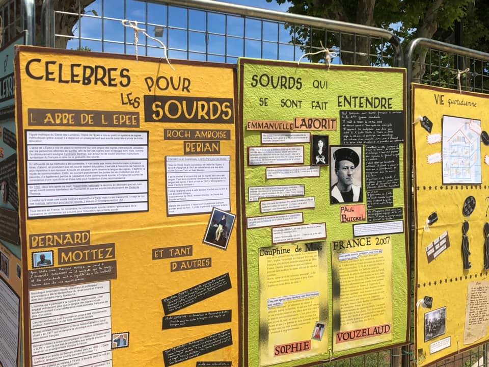 Sensibiliser les citoyens à la Langue des Signes Française (LSF).